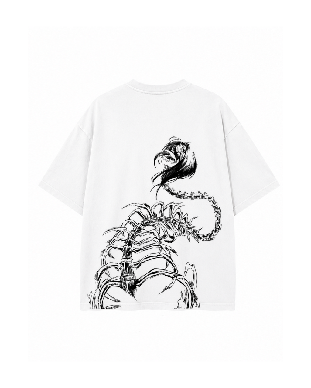 Bingo's Oversized Attack On Titan Printed T-Shirt.