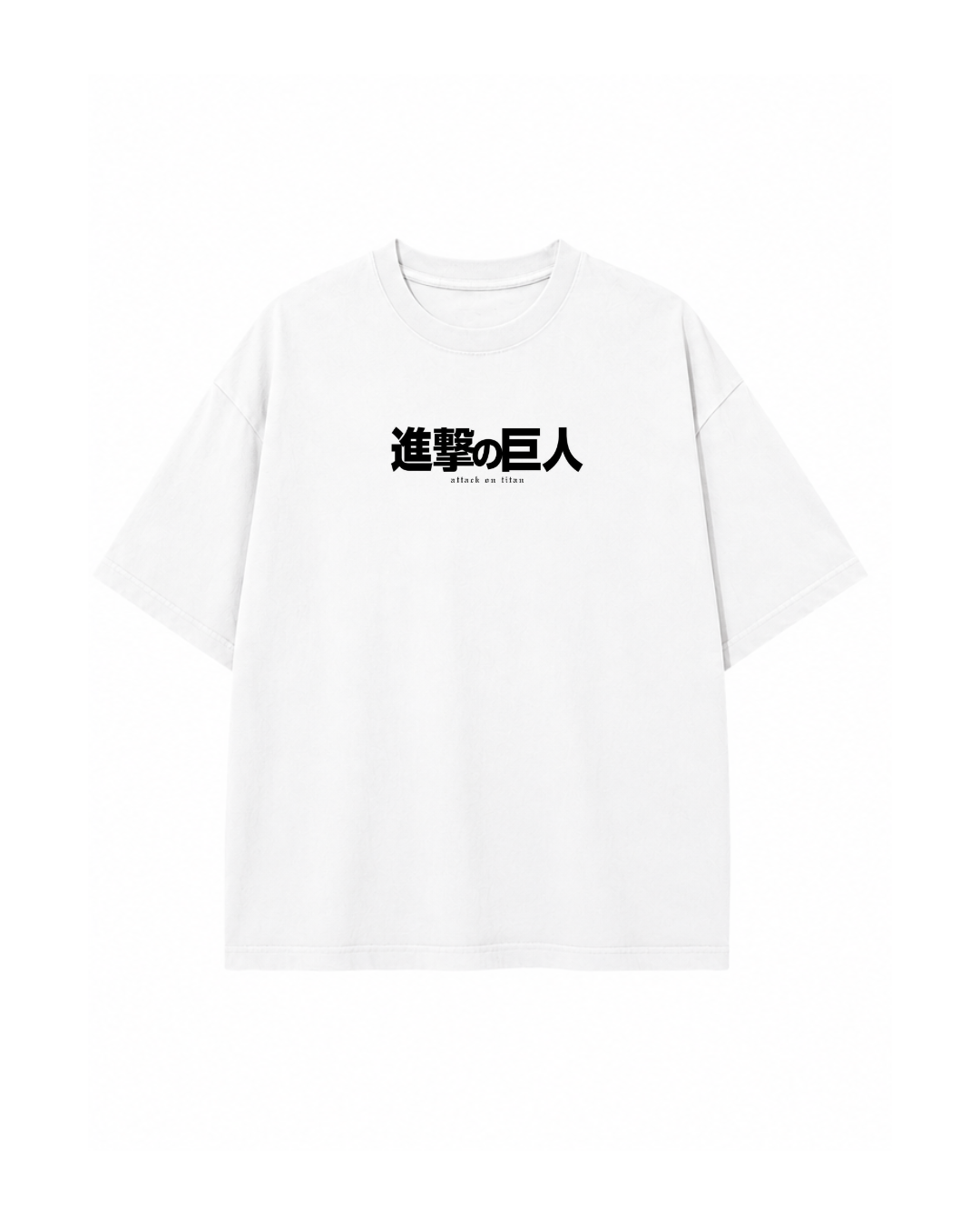 Bingo's Oversized Attack On Titan Printed T-Shirt.