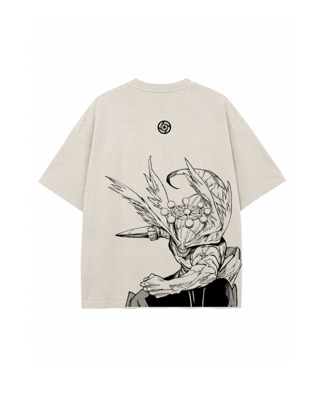 Bingo's Oversized Mahoraga from Jujutsu Kaisen Printed T-Shirt.