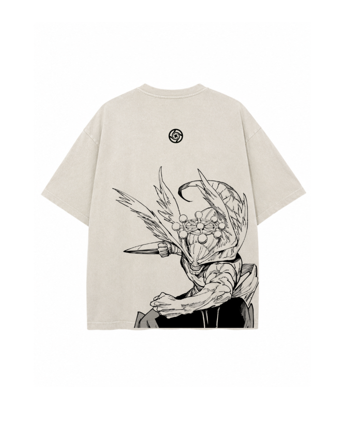 Bingo's Oversized Mahoraga from Jujutsu Kaisen Printed T-Shirt.