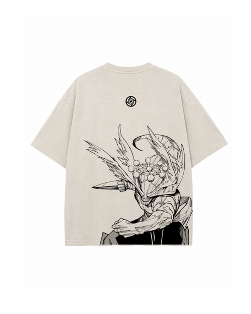 Bingo's Oversized Mahoraga from Jujutsu Kaisen Printed T-Shirt.